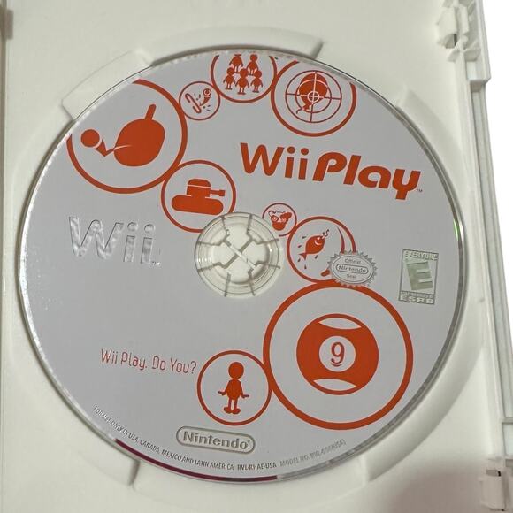 Wii Play Nintendo Wii Video Game Simulation CIB Complete Untested - Picture 7 of 11